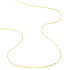 Histoire d'Or Chaîne Keyssie Maille Forçat Diamantée Or Jaune