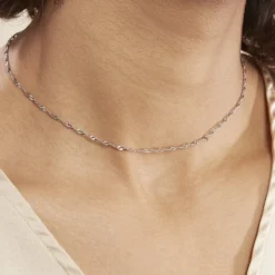 Chaîne Olaae Maills Singapour Or Blanc-Histoire d'Or Online