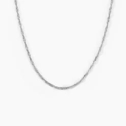 Chaîne Shanone Argent Blanc-Histoire d'Or Clearance