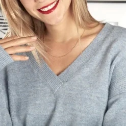 Histoire d'Or Chaîne Vince Plaqué Or Jaune