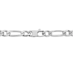 Chaîne Vivian Maille Alternee 1/3 Argent Blanc-Histoire d'Or Outlet