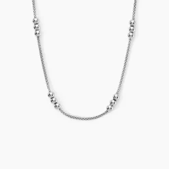 Chaîne Zaza Argent Blanc-Histoire d'Or Hot