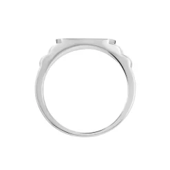 Chevalière Argent Argent Terrence-Histoire d'Or Outlet