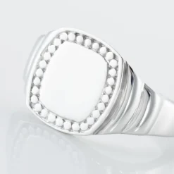 Chevalière Argent Argent Terrence-Histoire d'Or Outlet