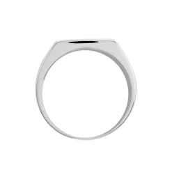 Histoire d'Or Chevalière Argent Otylia Oxydes De Zirconium