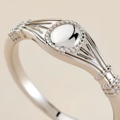 Chevalière Azteque-Histoire d'Or New