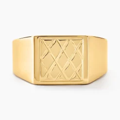 Histoire d'Or Chevalière Chus Or Jaune