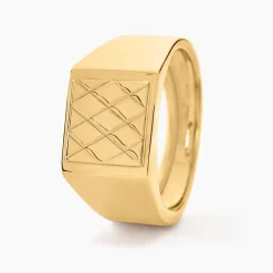 Histoire d'Or Chevalière Chus Or Jaune