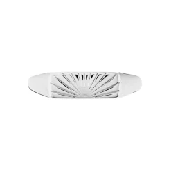 Histoire d'Or Chevalière Dotty Argent Blanc