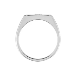 Histoire d'Or Chevalière Dotty Argent Blanc