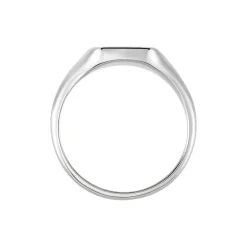 Chevalière Goddess Argent Blanc Nacre Oxyde De Zirconium-Histoire d'Or Sale