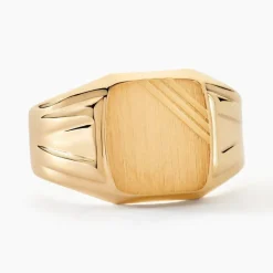 Chevalière Goliath Carree Diamantee Or Jaune-Histoire d'Or Best