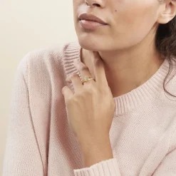 Histoire d'Or Chevalière Gregoire Plaqué Or Jaune