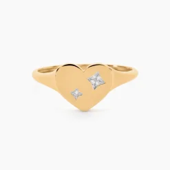 Chevalière Headley Or Jaune Diamant-Histoire d'Or Sale