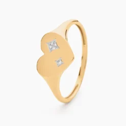 Chevalière Headley Or Jaune Diamant-Histoire d'Or Sale