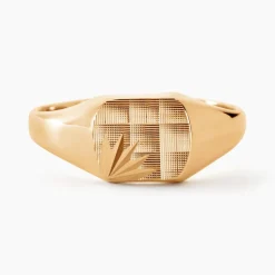 Chevalière Henry Plaque Or Jaune-Histoire d'Or Online