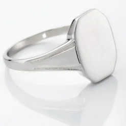 Histoire d'Or Chevalière Kaleo Argent Blanc