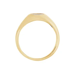 Chevalière Kauai Plaqué Or Jaune Pierre De Synthese-Histoire d'Or Discount