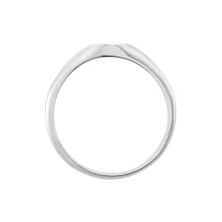 Histoire d'Or Chevalière Liao Argent Blanc