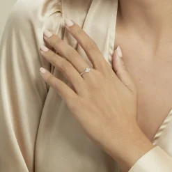 Histoire d'Or Chevalière Narva Argent Blanc