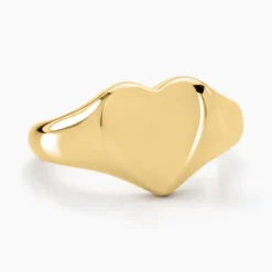 Histoire d'Or Chevalière Philia Acier Doré