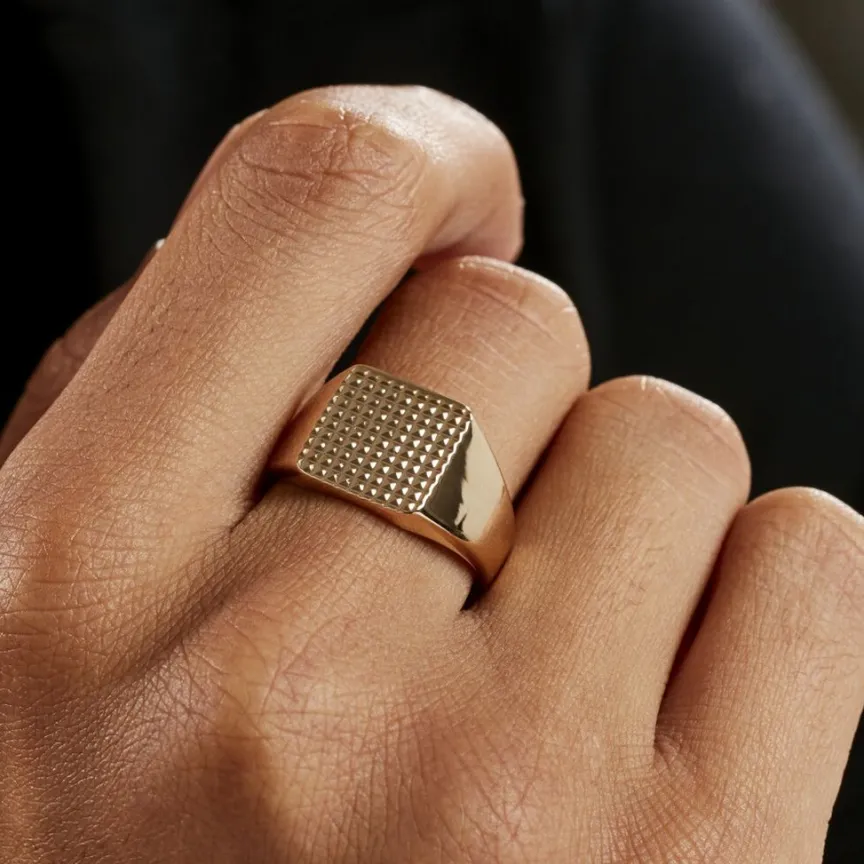 Chevalière Plaqué Or Corentin-Histoire d'Or Outlet