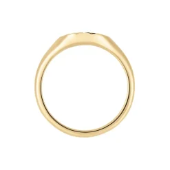 Histoire d'Or Chevalière Plaqué Or Florenz Oxyde De Zirconium