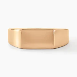 Histoire d'Or Chevalière Plaqué Or Jaune Alfonso