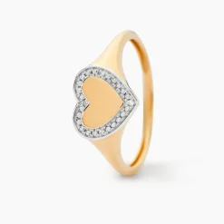 Chevalière Promesse Pour L'eternite Or Jaune Diamant-Histoire d'Or Hot