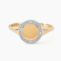 Chevalière Promesse Pour L'eternite Or Jaune Diamant-Histoire d'Or