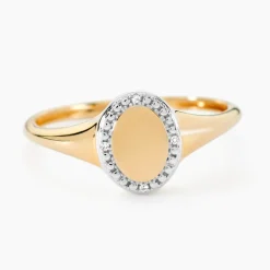 Chevalière Promesse Pour L'eternite Or Jaune Diamant-Histoire d'Or