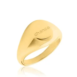 Chevalière Sabadell Acier Jaune-Histoire d'Or