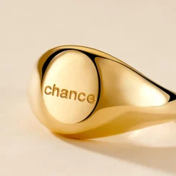 Chevalière Sabadell Acier Jaune-Histoire d'Or