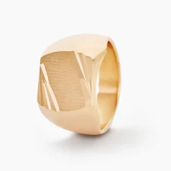 Histoire d'Or Chevalière Zoey Plaqué Or Jaune