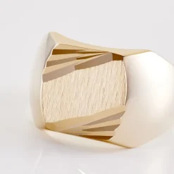 Histoire d'Or Chevalière Zoey Plaqué Or Jaune