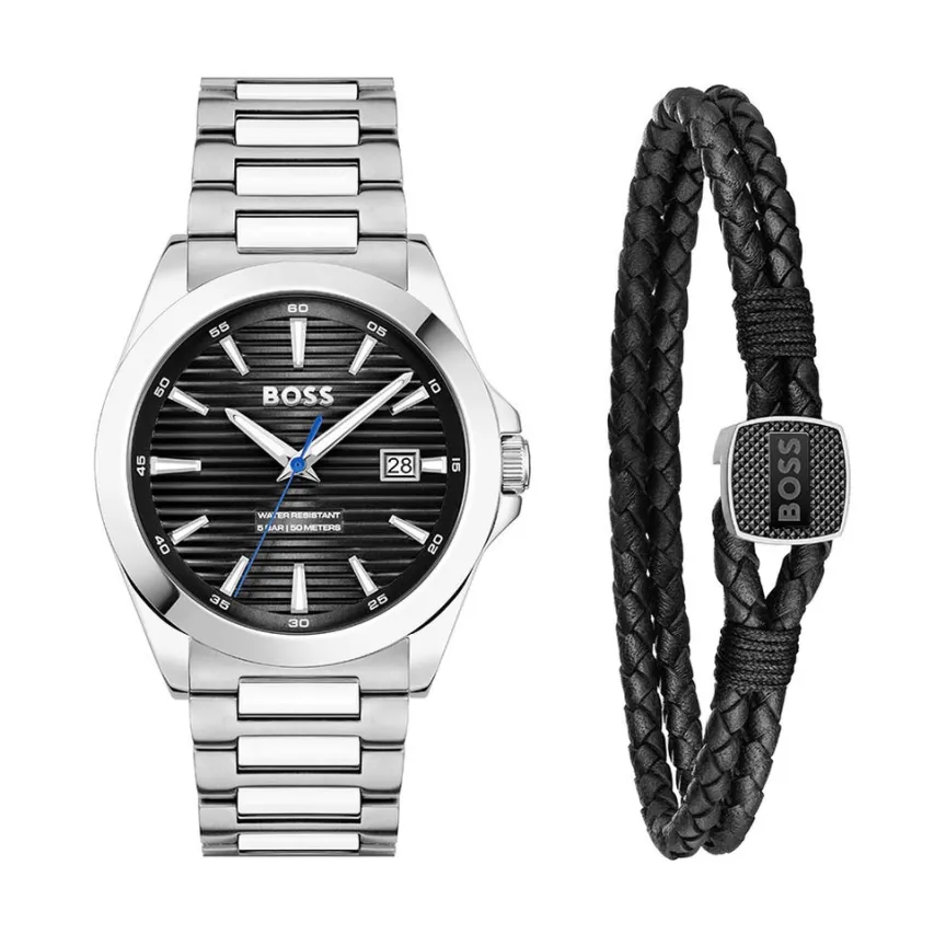 Coffret De Montre Boss Strike Noir-HUGO BOSS Online