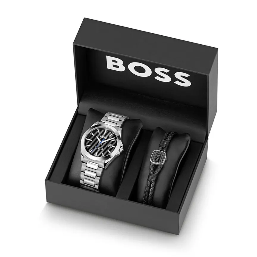 Coffret De Montre Boss Strike Noir-HUGO BOSS Online