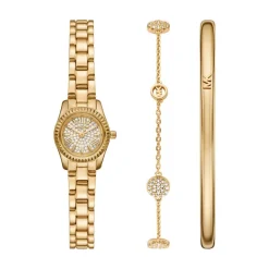 MICHAEL KORS Coffret De Montre Micro Lexington Doré