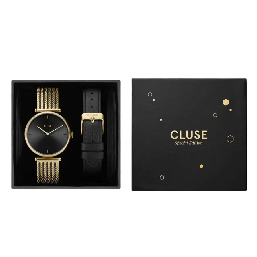 CLUSE Coffret Montre Triomphe Noir