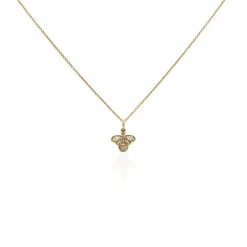 Histoire d'Or Collier Abelha Plaqué Or Jaune Oxyde De Zirconium