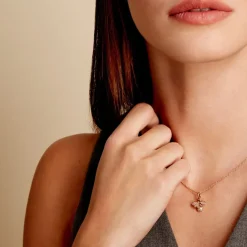 Histoire d'Or Collier Abelha Plaqué Or Jaune Oxyde De Zirconium