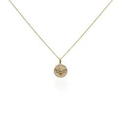 Collier Abelha Plaqué Or Jaune Oxyde De Zirconium-Histoire d'Or Online