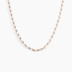 Collier Abie Torsade Argent Bicolore-Histoire d'Or Hot