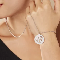 Collier Acier Blanc Ganet-Histoire d'Or