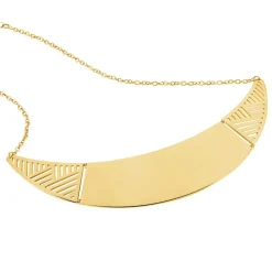 Collier Acier Jaune-Histoire d'Or Discount