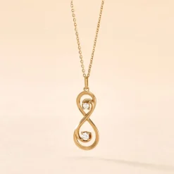 Collier Ademar Or Jaune Oxyde De Zirconium-Histoire d'Or