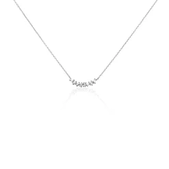 Collier Adonia Argent Blanc Oxyde De Zirconium-Histoire d'Or New