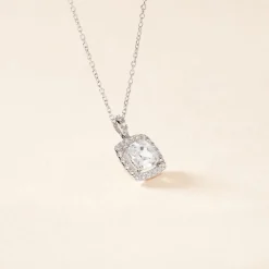 Collier Adrienne Or Blanc Oxyde De Zirconium-Histoire d'Or Discount