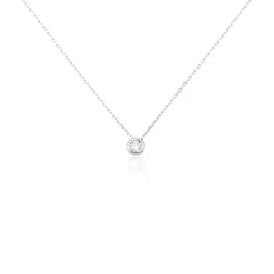 Collier Agota Or Blanc Diamant-Histoire d'Or Online