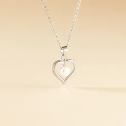 Collier Ainhoa Maille Forçat Argent Blanc Perle De Culture-Histoire d'Or Online